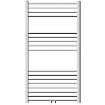 Radiatore Scaldasalviette Bianco 750 x 1200 mm con Chiusura Centrale