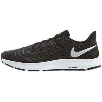 Nike Quest, Baskets de Fitness Homme, Multicolore (Noir/Argent Métallique/Gris Foncé 001), 44 EU