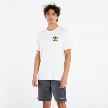 Adidas Bílé Triko s Logem Trefoil