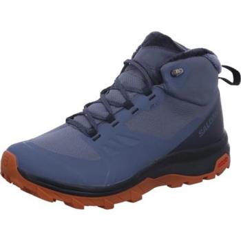 Salomon Trekkingschuhe Outsnap Cswp L47289800 Blau 42 male