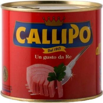 Tonno Callipo Confezione Regalo Olio Extravergine di Oliva 620 gr Lattina Rotonda