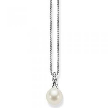 Collar Thomas Sabo con colgante de circonitas y perla SCKE150060