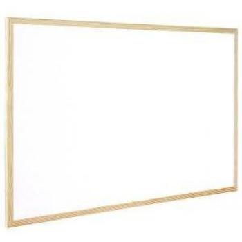 Pizarra blanca Q-Connect 90x60 cm con marco de madera