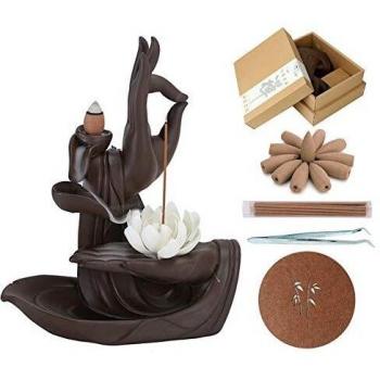 Handcrafted Lotus Incense Stand