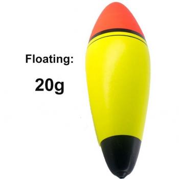 Flotador de Pesca, Plástico EVA, 20-100g, 1 Unidad