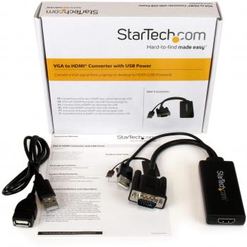 StarTech.com VGA to HDMI Adapter with USB Audio (again, because it was mentioned twice in the original instruction)
