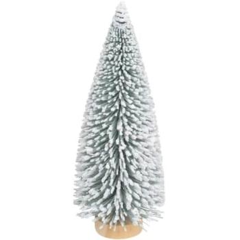 Étoile de Noël Table 21 cm – Vert Frosted