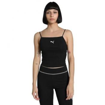 Tank top a coste nero PUMA Wardrobe XL