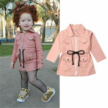 PUDCOCO Kid Girls' Warm Windbreaker