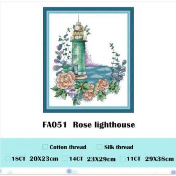Lighthouse Cross Stitch Embroidery Kit