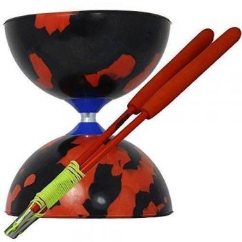 Diábolo Juggle Dream Jester y Palos de Control de Fibra de Vidrio