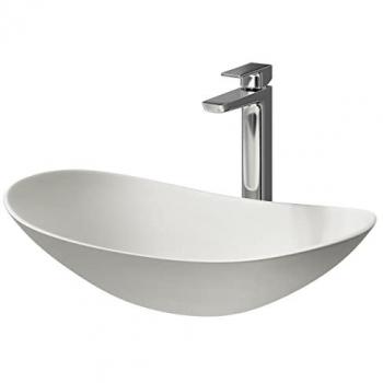 Vessel Oval Sit-On Countertop Basin 615mm Wide
