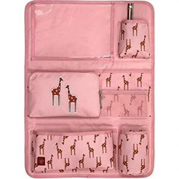 LÄSSIG Car Wrap-to-Go Autorücksitz-Organizer Safari Giraffe