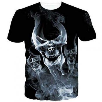 Camicia XL Spaccato Cranio Halloween Summer