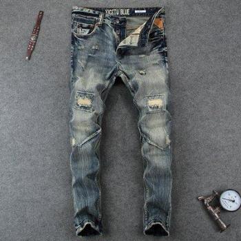 Frayed Edge Slim Fit Denim