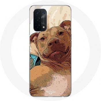 Cover robuste Oppo A74 5G – Pit Bull marron Maniacase