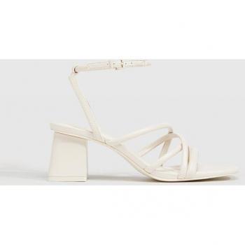 Stradivarius High-heel strappy sandals ECRU 9