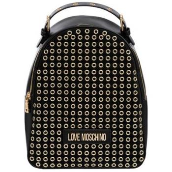 LOVE MOSCHINO Damen Rucksack Schwarz Gold JC4062PP1LLH100A