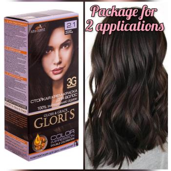 Teinture Capillaire Gloris 2.1 Chocolat Noir