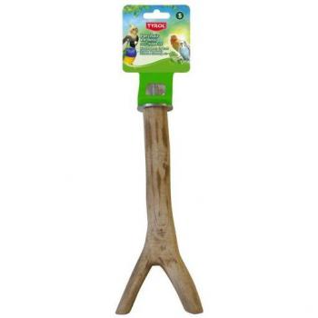 Perche d’Oiseau Tyrol Petite – 20 cm, Bois Naturel