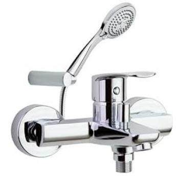 Grifo Baño-Ducha Monomando Cromado con Sistema C2 de Ahorro de Agua