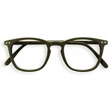 Izipizi Lesebrille Reading #E Kaki Trapezform +2,0 Dioptrien