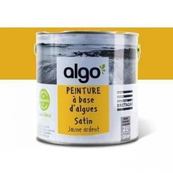 Peinture Décorative Biosourcée Jaune Finition Satin 2L
