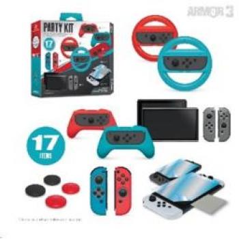 Nintendo Switch OLED Hyperkin Armor3 Touchscreen Gamepad Bundle with Case & Covers