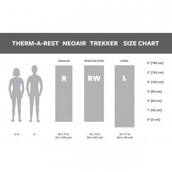 Therm-a-Rest NeoAir Trekker Isomatte – Größe RW (183 x 63 x 6,3cm)