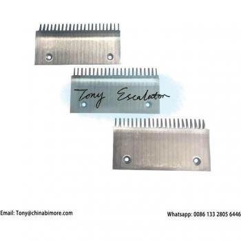 Plaque de peigne pour escalier en aluminium