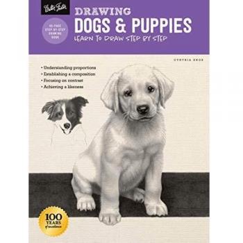 Drawing Dogs Puppies by Cynthia Knox