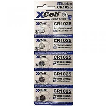 CR1025 B5 Lithium Button Cell – 3V, 25mAh, 5 pcs