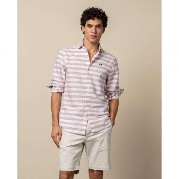 Rayas Burdeos en Lino Scotta Sea