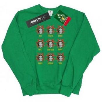 Elf Ladies Buddy Moods Sweatshirt Size L White