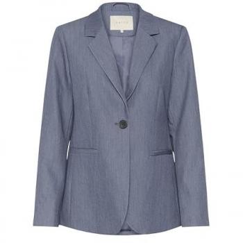 Kaffe Blazer mit Reverskragen Modell 'SAKURA' in Jeansblau, Größe 42