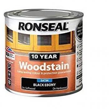 Ronseal 10 Year Wood Stain Ebony 250ml