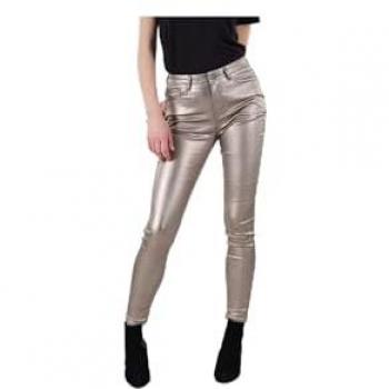 Pantaloni Lysie Light Gold 36 – Modellino Slim De Luxe