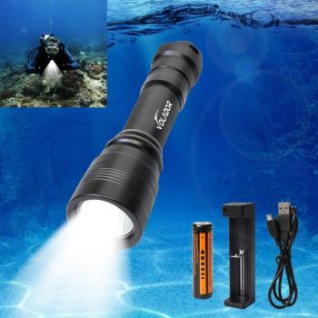 Volador Tauchtaschenlampe – 1000 Lumen, 150 m Tiefe, 18650 Akku
