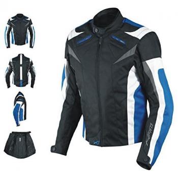 Giubbotti Moto Donna A‑Pro American‑Pro Blu XL in Cordura
