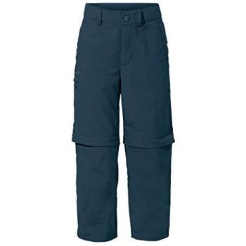 Vaude Pantaloni Antimos Zip-Off Blu 158-164 cm