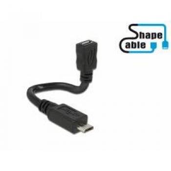 USB Micro‑B OTG Cable, 0.15 m (Delock)