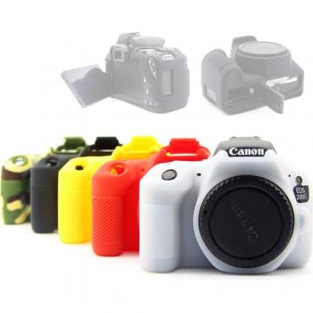 Soft Body Cover for Canon EOS 200D 250D / 200D II Rebel SL2 SL3 Kiss X9 X10 DSLR