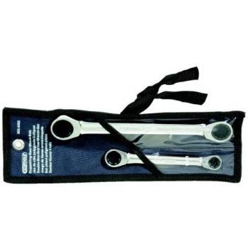 Kit Chiavi a Cricco Poligonali Doppie 10-19 mm KS Tools