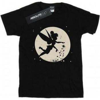 Maglietta corta in cotone Moon Tinkerbell L nero