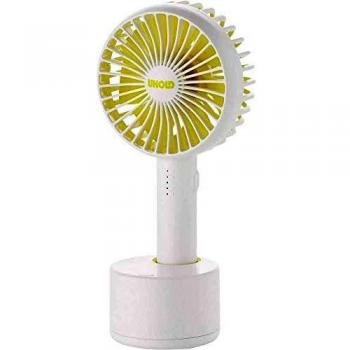 UNOLD 86630 Handventilator BreezySwing in Weiß – Kunststoff, 5 Stufen, 8 h Laufzeit, LED‑Kontrollleuchte