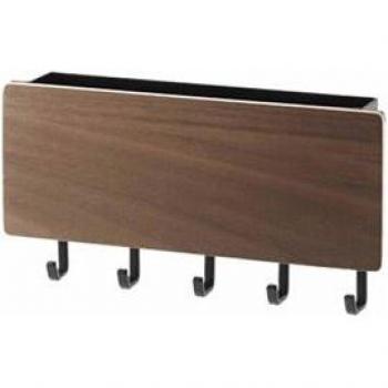 Wooden Key Rack and Decorative Wall Shelf