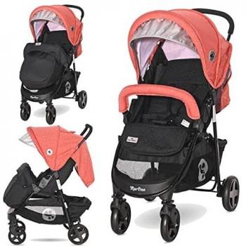 Lorelli – Silla de paseo ligera para bebé Martina – Sistema de arnés de 5 puntos