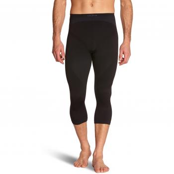 Odlo Herren Training 3/4-Hose EVOLUTION WARM, Schwarz, XXL
