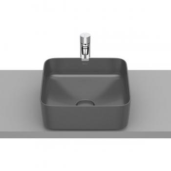 Lavabo sobre encimera Square Inspira Roca de fineceramic® en color Onix
