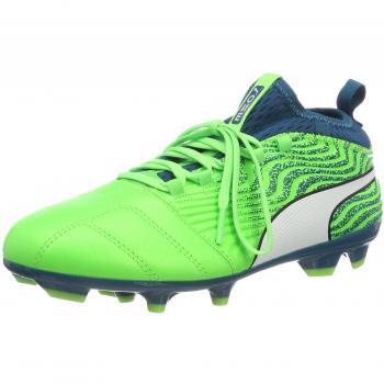 Puma One 19.4 FG Jr, Chaussures de Football Mixte Enfant, Rouge (Red Blaze-Peacoat), 37 EU